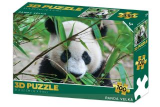 Obrázek z Puzzle 3D - Panda velká 100 dílků 